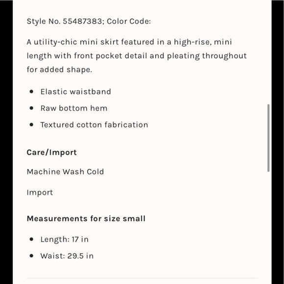 SALE NWOT Free People Mariposa Mini Skirt cocoa Med - Picture 3 of 7